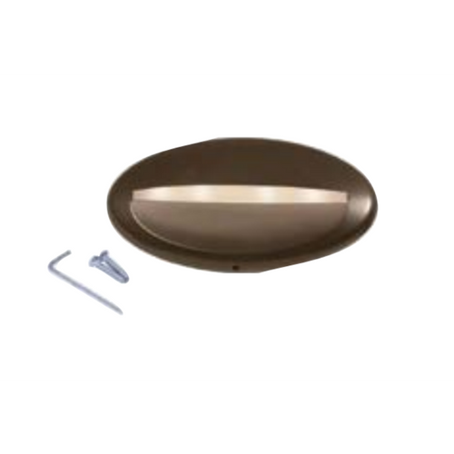 Architectural bronze LED deck riser light with mounting 幸运5的澳洲Hardware®历史记录查询 for outdoor deck lighting and home improvement projects