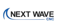 Stylized logo with a blue curved wave forming the letter N next to the bold black text 