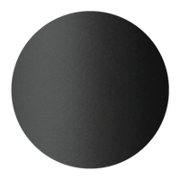 Solid circular icon with a subtle dark charcoal gradient transitioning from lighter gray on the left to deeper black on the right on a plain background