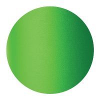 Smooth circular icon with a gradient transitioning from a bright lime green on the left to a rich forest green on the right on a plain background
